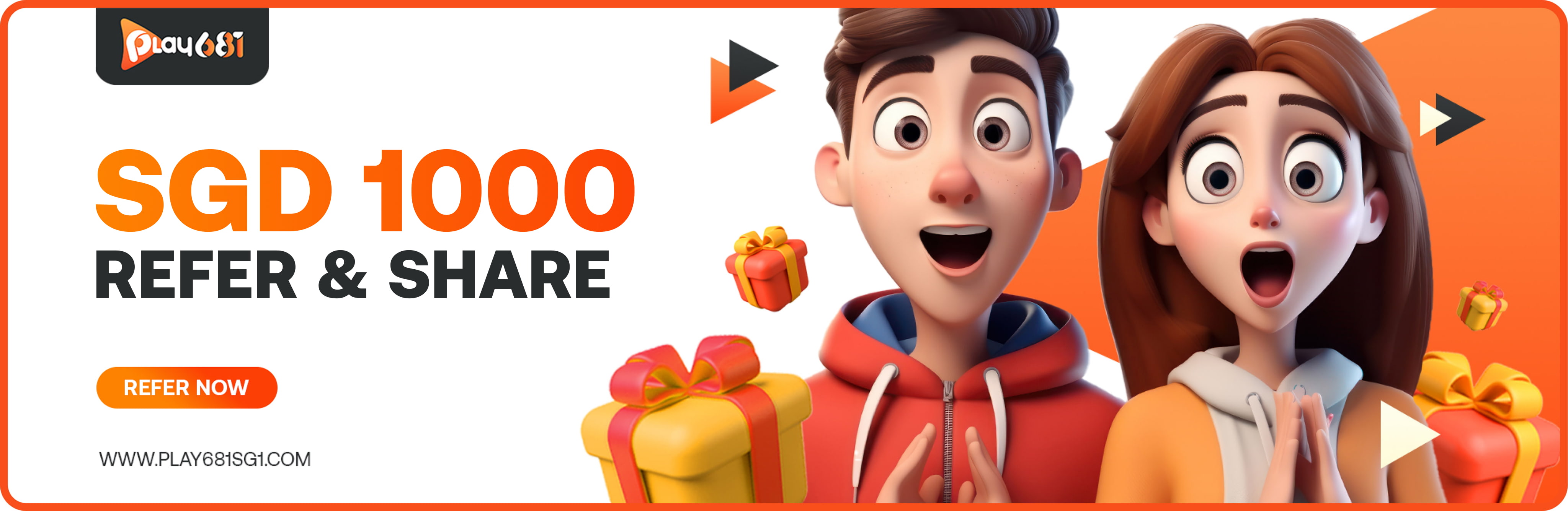 SGD 1,000 - REFER & SHARE